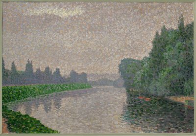 A Marne ao amanhecer de Albert Dubois Pillet