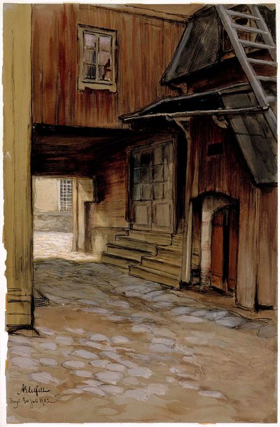 Casa em Porvoo de Albert Edelfelt