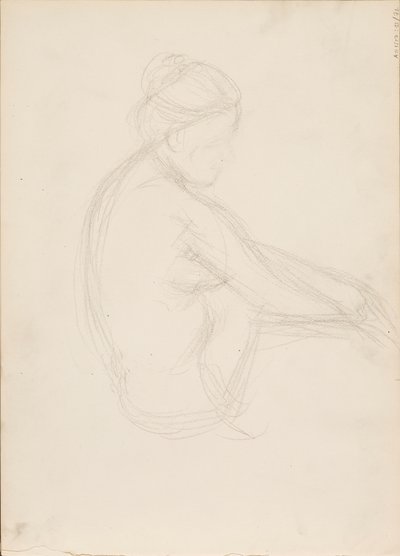 Sentar-se nu de Albert Edelfelt