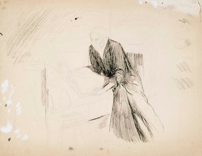 Senhora Reclinada sobre Almofadas de Albert Edelfelt