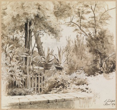 Parque em Roma de Albert Edelfelt
