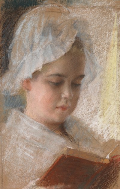 Retrato de Berta Edelfelt, esboço de Albert Edelfelt