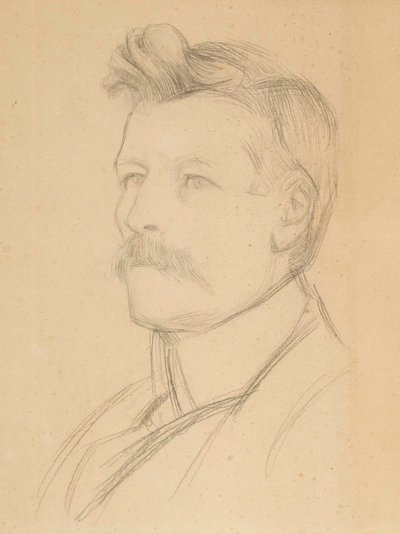 Retrato de Emil Wikström, Diretor de Albert Edelfelt
