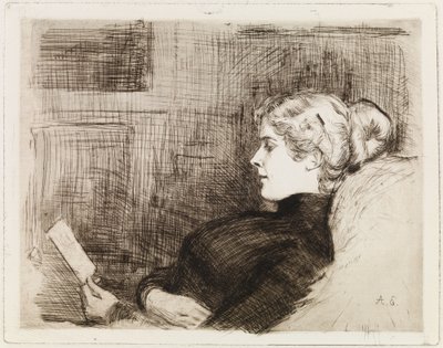 Retrato de Marie Hagelstam (de Heiroth) de Albert Edelfelt