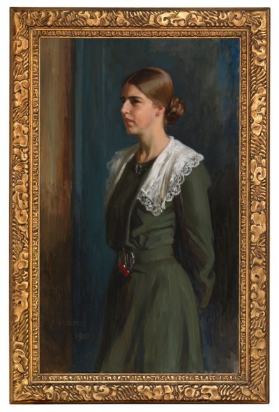 Retrato da Sra. Michaela Pooley (nascida Krohn) de Albert Edelfelt