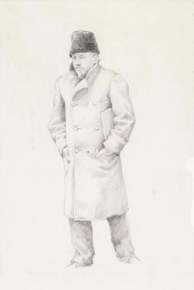 Retrato de um Homem de Albert Edelfelt