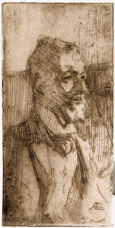 Retrato do Artista A. W. Finch de Albert Edelfelt