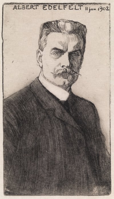 Auto-retrato de Albert Edelfelt