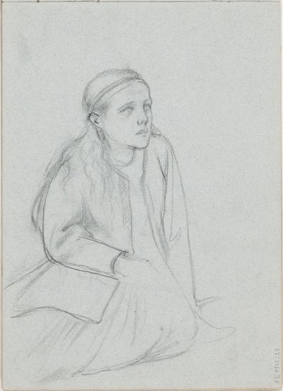 Esboço para «Cristo e Maria Madalena», uma lenda finlandesa de Albert Edelfelt