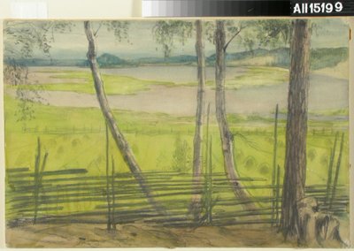 Paisagem de Verão de Albert Edelfelt