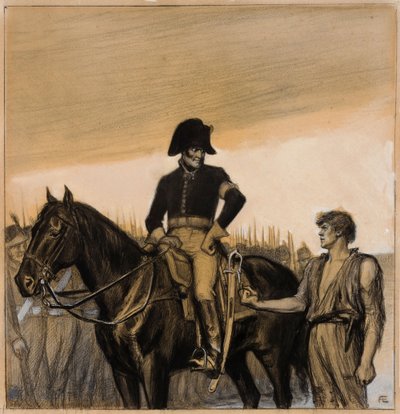 Este Punho é a Minha Proteção (ilustração original para os Contos do Alferes Stål) de Albert Edelfelt