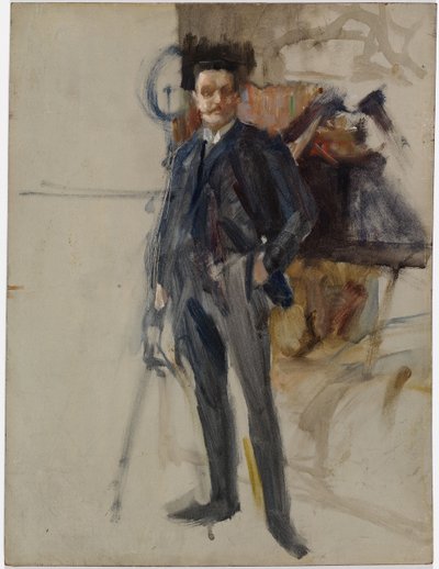 Autorretrato Inacabado de Albert Edelfelt