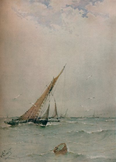 Harwich, Traineiras do Mar do Norte, c1900 de Albert Ernest Markes