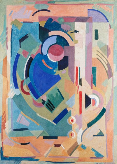 Composição abstrata; Composição abstrata de Albert Gleizes