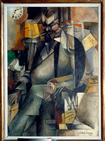Retrato de Eugene Figuiere, editor francês de Albert Gleizes