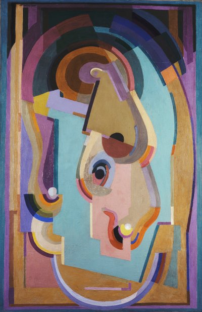 Composição Roxo e Verde; Composição Violeta e Verde de Albert Gleizes