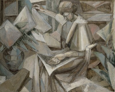 Mulher com Phlox de Albert Gleizes