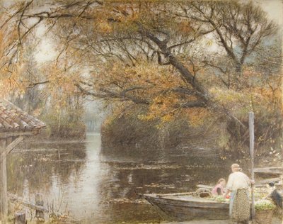 Brilho outonal de Albert Goodwin