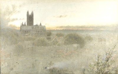Canterbury Dawn de Albert Goodwin