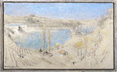 Cataratas do Reno de Albert Goodwin