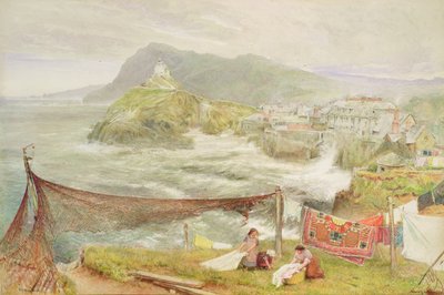 Ilfracombe, Devon, olhando para Hillsborough de Albert Goodwin
