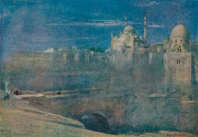 Luar na Cidadela, Cairo, c1890 de Albert Goodwin