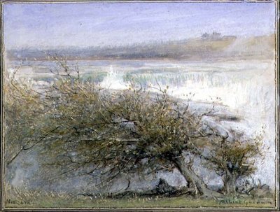 Niágara na Primavera de Albert Goodwin