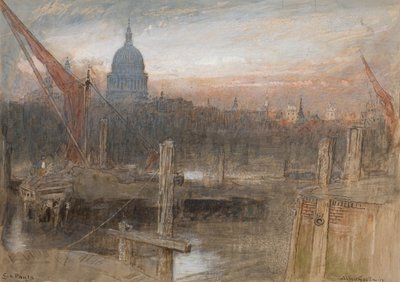São Paulo (aguarela) de Albert Goodwin