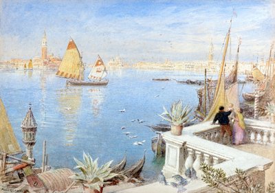 Veneza 1892 (aguarela) de Albert Goodwin