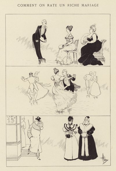 Como classificar um casamento rico de Albert Guillaume