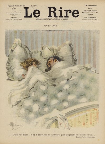Ilustração para o riso de Albert Guillaume