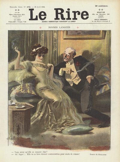 Ilustração para o riso de Albert Guillaume