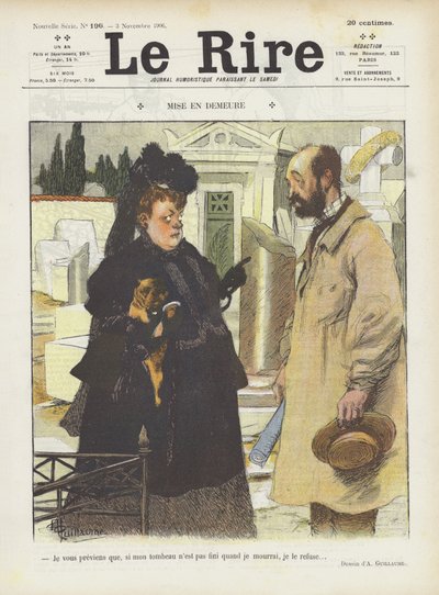 Ilustração para o riso de Albert Guillaume