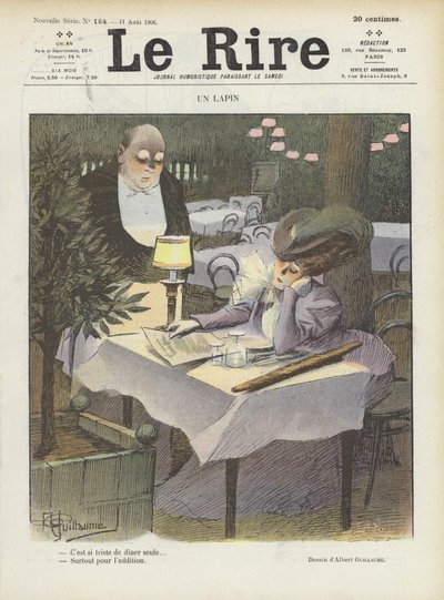 Ilustração para o riso de Albert Guillaume