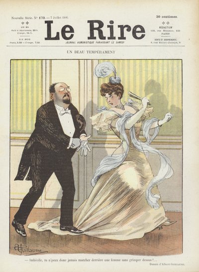 Ilustração para o riso de Albert Guillaume