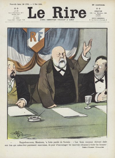 Ilustração para o riso de Albert Guillaume