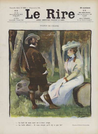 Ilustração para o riso de Albert Guillaume