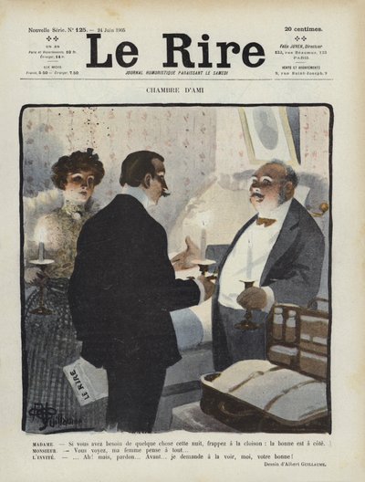 Ilustração para o riso de Albert Guillaume
