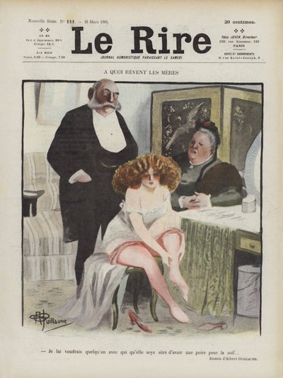 Ilustração para o riso de Albert Guillaume