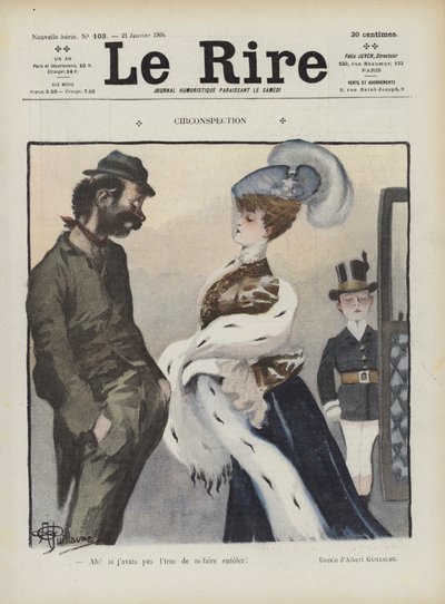 Ilustração para o riso de Albert Guillaume
