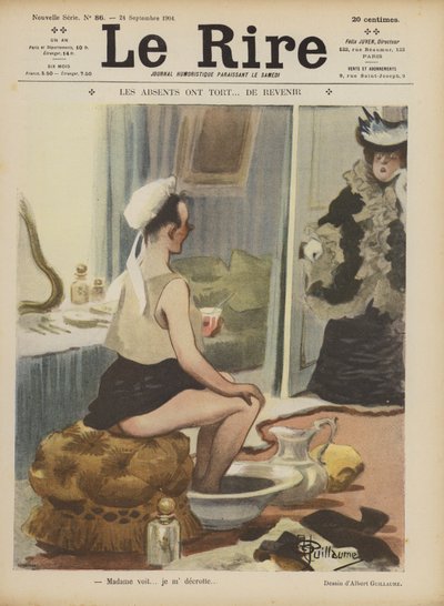 Ilustração para o riso de Albert Guillaume