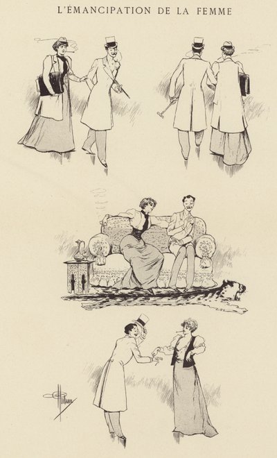 Emancipação da mulher de Albert Guillaume