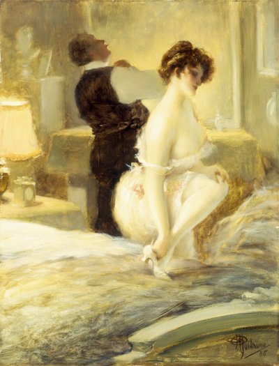 A Intimidade, 1906 de Albert Guillaume