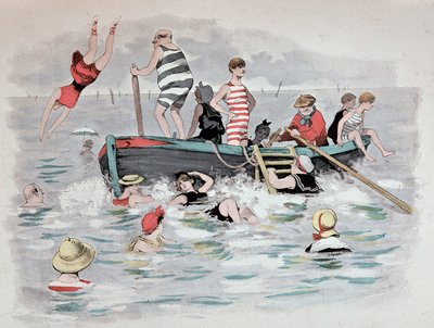 O barco do Dante em "Estrela do Mar". A. Guillaume. Editions Simonis Empis, Paris de Albert Guillaume