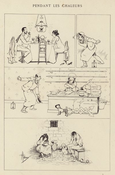 Durante o Chaleur de Albert Guillaume