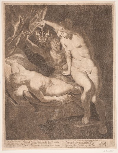 Psique e o Cupido adormecido de Albert Haelwegh