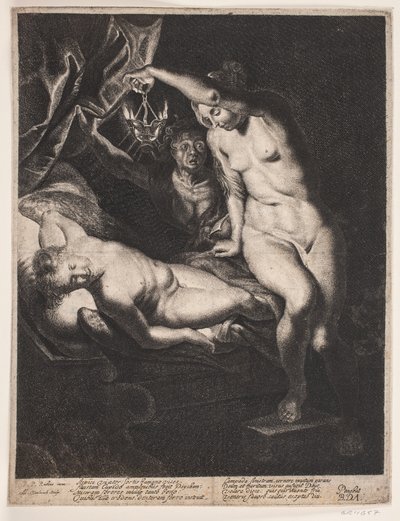 Psique e o Cupido adormecido de Albert Haelwegh