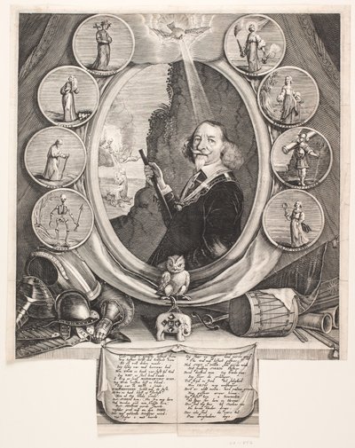 Wentzel Rothkirch. Ilustração para o sermão fúnebre de Albert Haelwegh