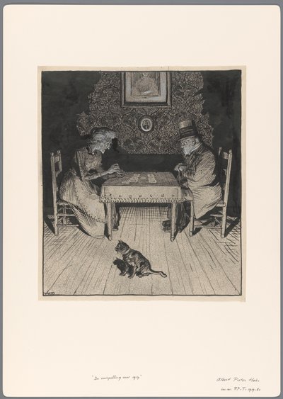 Projecto de caricatura política: A Predição para 1917 de Albert Hahn (I)