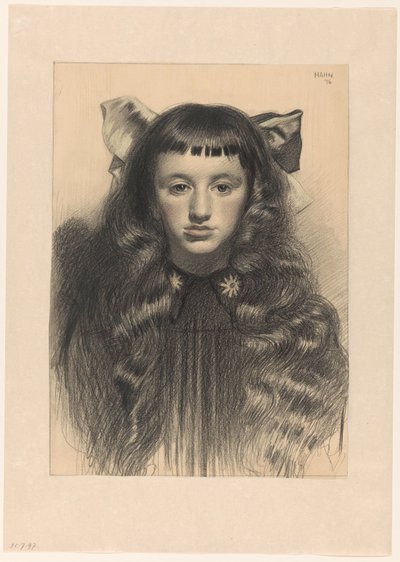 Retrato de uma garota de Albert Hahn (I)